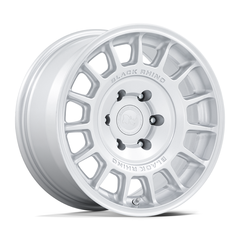 18x8 Black Rhino Hard Alloys BR015 VOLL 5x114.3 25 offset 72.56 hub SILVER - BR015SX18801225