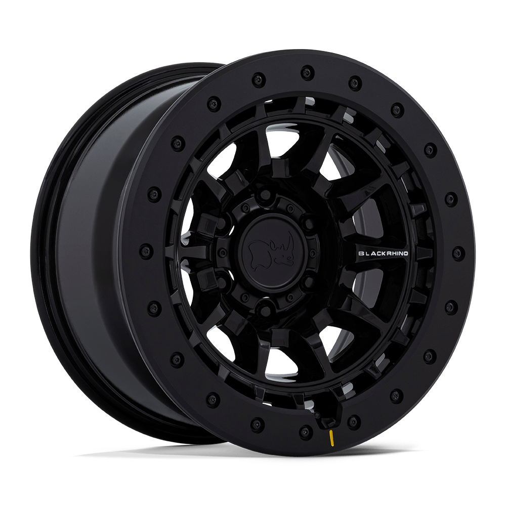 17x8.5 Black Rhino Hard Alloys BR016 TUSK 6x139.7 -10 offset 106.1 hub BLACK - BR016BX17856810N