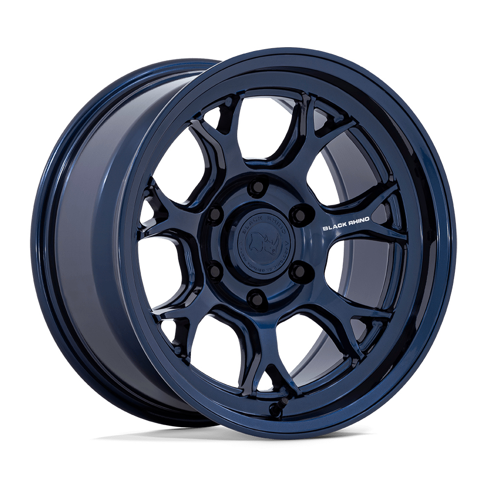 17x8.5 Black Rhino Hard Alloys BR017 ETOSHA 6x114.3 -10 offset 66.06 hub BLUE - BR017LX17856410N