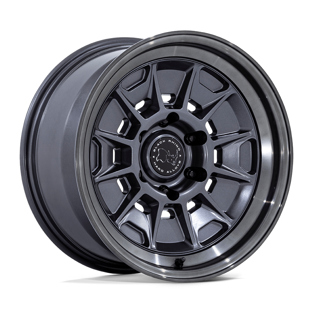 17x8.5 Black Rhino Hard Alloys BR021 MONDO 6x139.7 20 offset 106.1 hub GUN METAL - BR021AA17856820