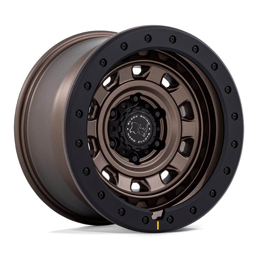 17x9 Black Rhino Hard Alloys BR023 XPLORER 6x139.7 -12 offset 106.1 hub BRONZE - BR023ZB17906812N