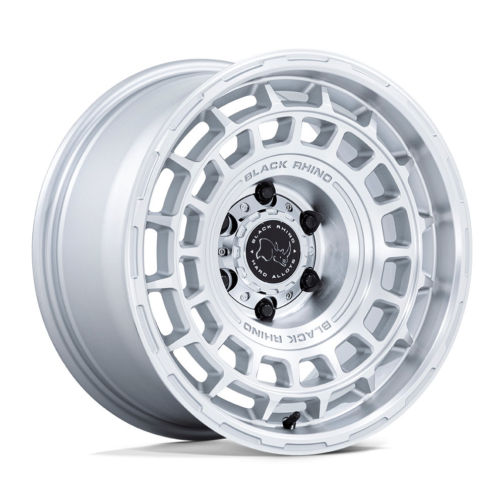 17x8.5 Black Rhino Hard Alloys BR024 AWOL 6x139.7 -10 offset 106.1 hub SILVER - BR024SD17856810N