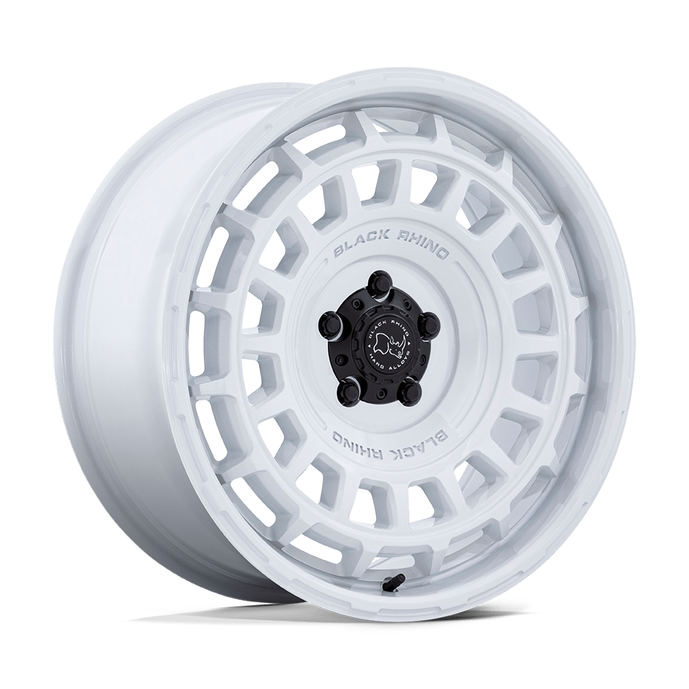 20x8.5 Black Rhino Hard Alloys BR024 AWOL 5x120 25 offset 74.1 hub WHITE - BR024WX20855225