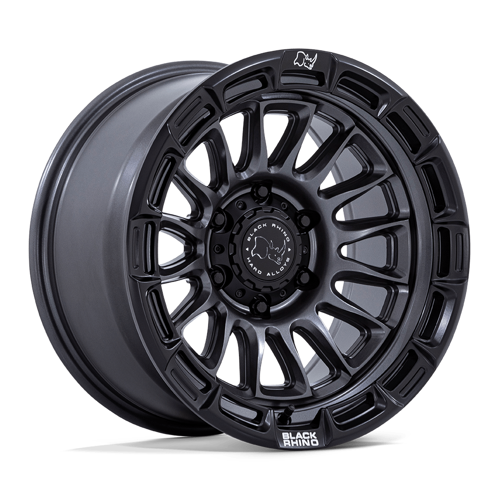 17x9 Black Rhino Hard Alloys BR025 RIVAL 6x135 -12 offset 87.1 hub GUN METAL - BR025AB17906312N