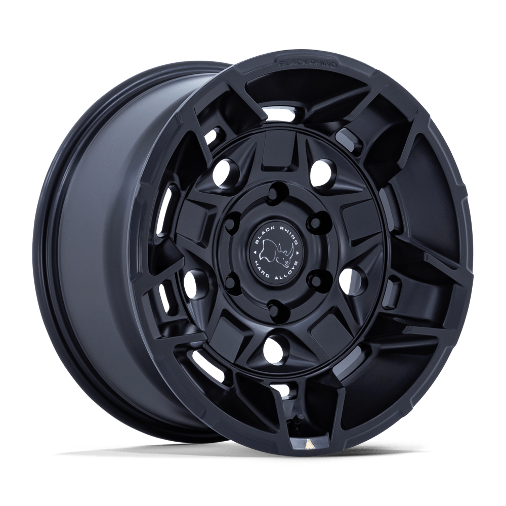 17x8.5 Black Rhino Hard Alloys BR028 GUARD 5x114.3 35 offset 72.56 hub BLACK - BR028MX17851235