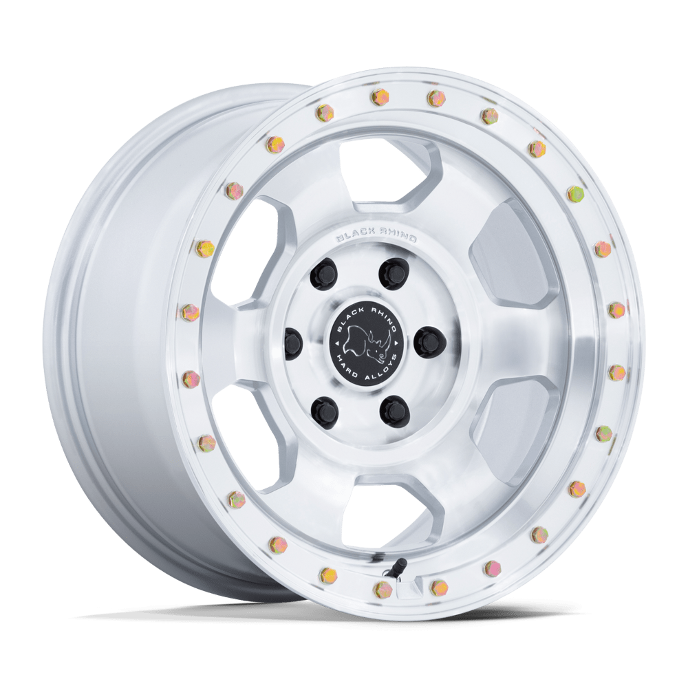 17x8.5 Black Rhino Hard Alloys BR029 TROOPER 6x135 25 offset 87.1 hub SILVER - BR029SD17856325