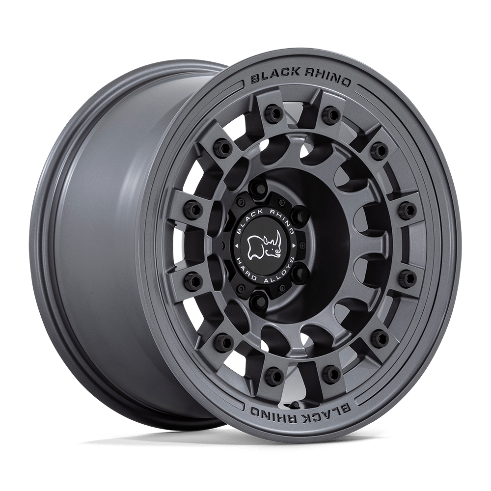 17x8 Black Rhino Hard Alloys FUJI 5x127 38 offset 71.5 hub GUN METAL - BR004AX17805038