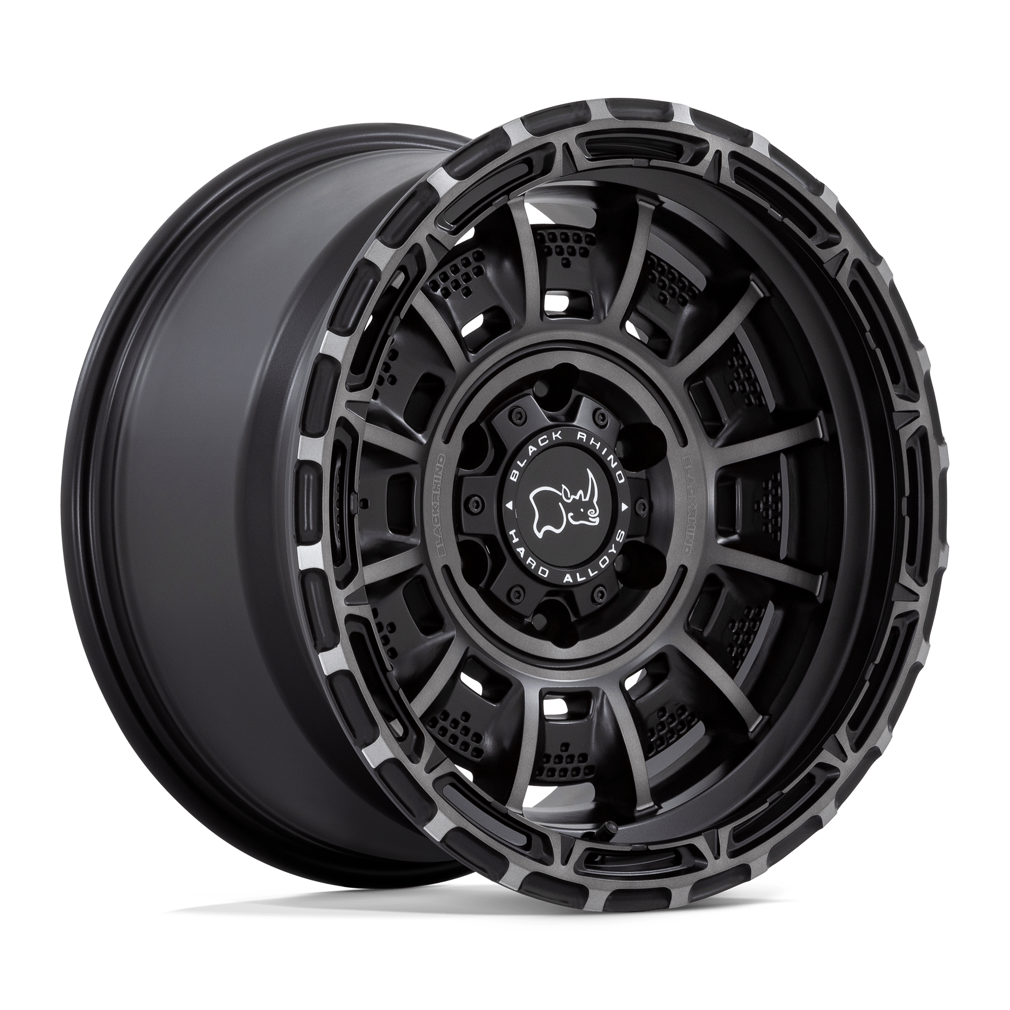 20x10 Black Rhino Hard Alloys LEGION 8x180 -18 offset 124.2 hub GRAY - BR002MA20108818N