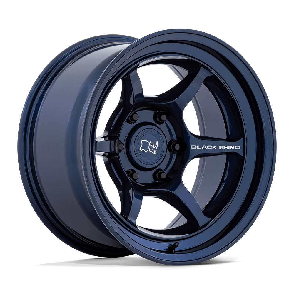 17x8.5 Black Rhino Hard Alloys SHOGUN 5x127 -10 offset 71.5 hub BLUE - BR011LX17855010N
