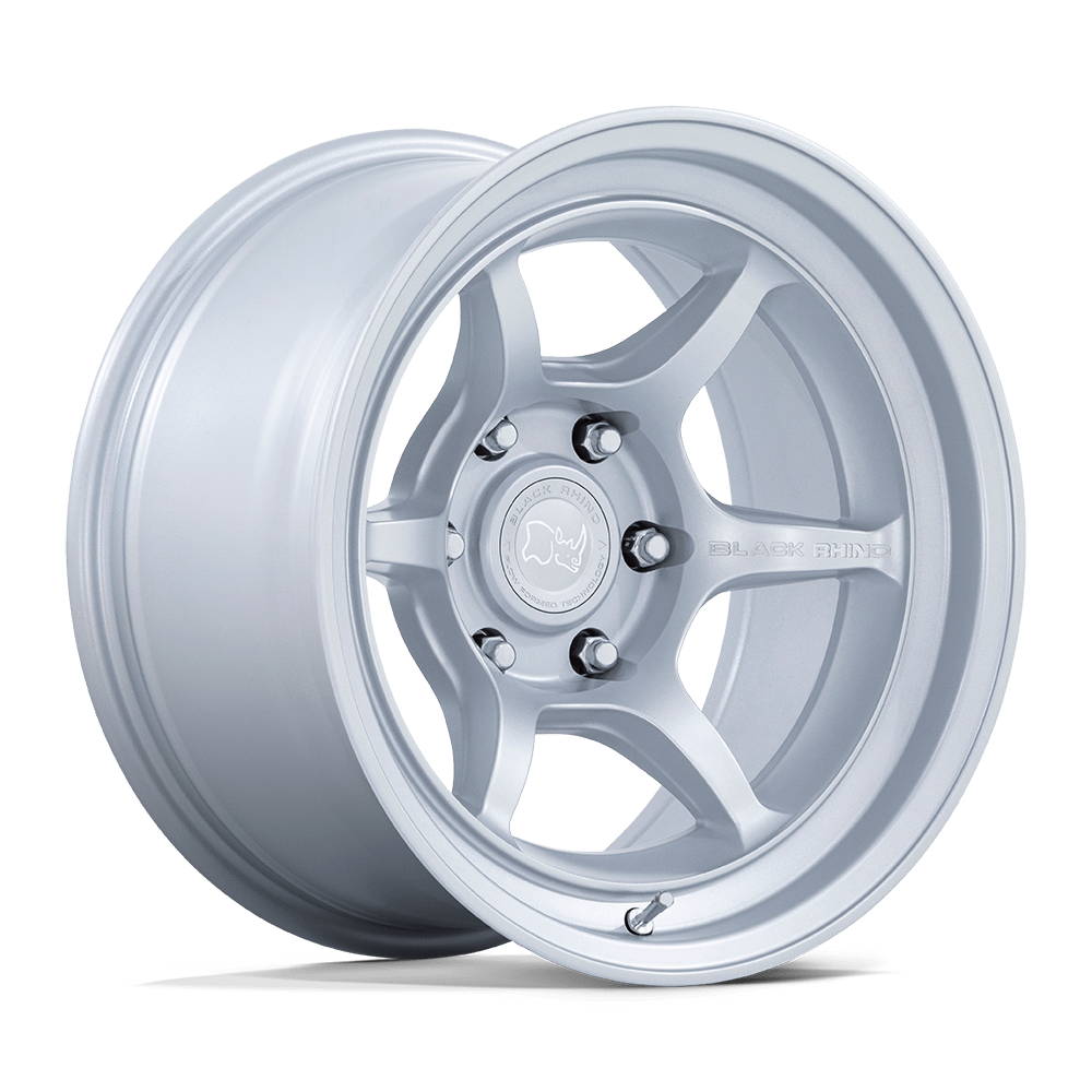 17x9 Black Rhino Hard Alloys SHOGUN 5x127 -38 offset 71.5 hub SILVER - BR011SX17905038N