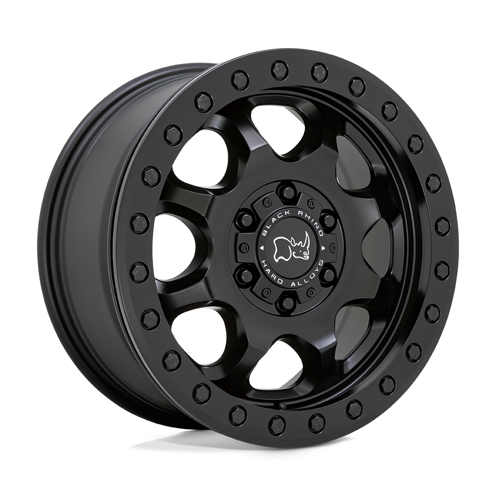 17x8 Black Rhino Hard Alloys VENTURE BEADLOCK 6x130 38 offset 84.1 hub BLACK - 1780VTR386130M84