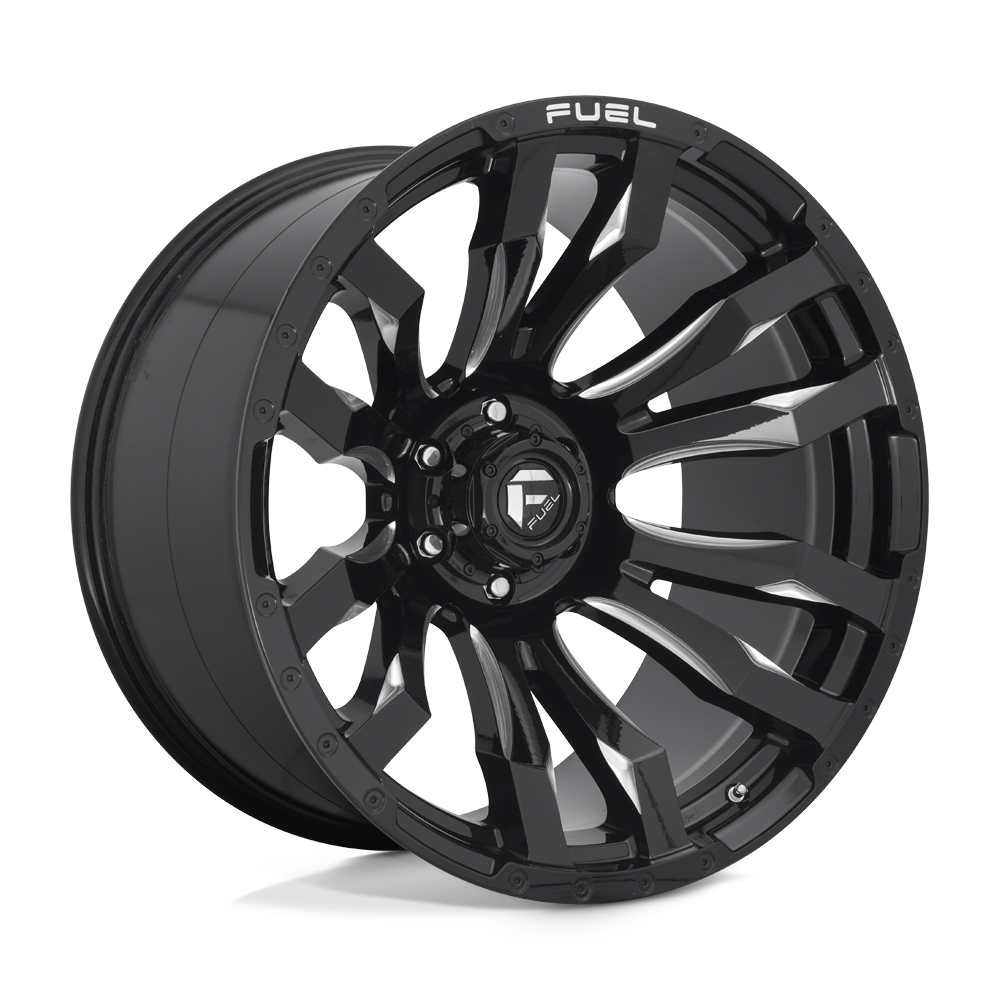 22x12 Fuel Offroad Wheels D673 BLITZ 6x139.7 -44 offset 106.1 hub BLACK - D67322208447
