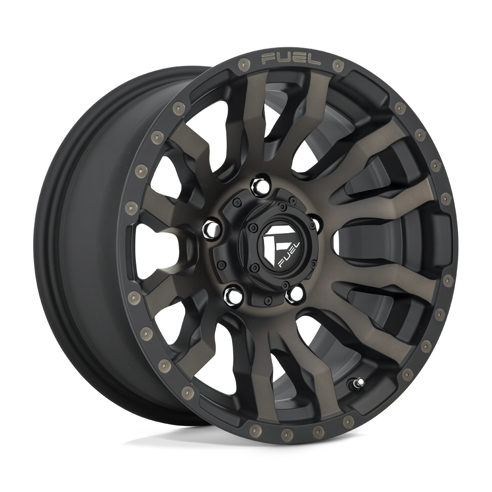 16x8 Fuel Offroad Wheels D674 BLITZ 5x139.7 1 offset 108 hub BLACK - D67416808545