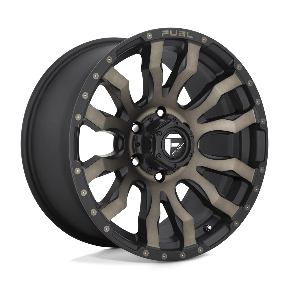 22x12 Fuel Offroad Wheels D674 BLITZ 5x150 -44 offset 110.1 hub BLACK - D67422205647