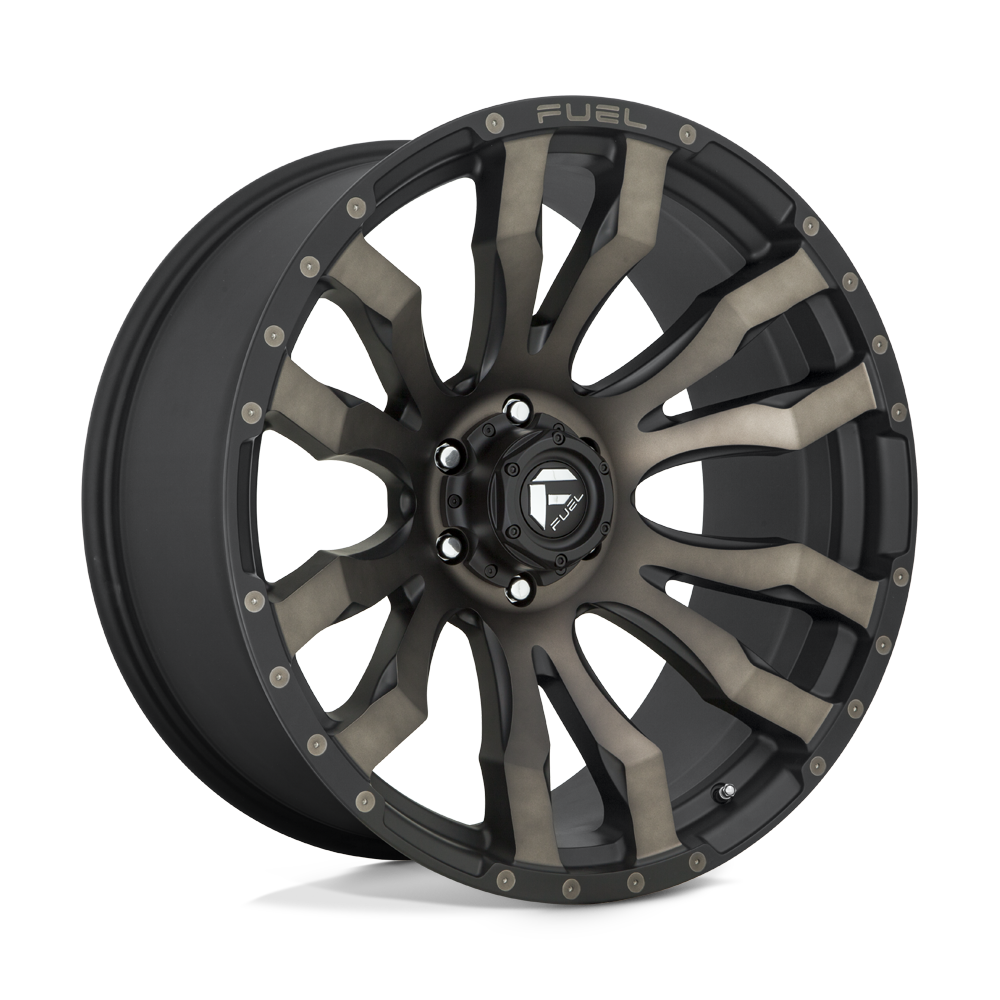 22x10 Fuel Offroad Wheels D674 BLITZ 6x135 -18 offset 87.1 hub BLACK - D67422008947