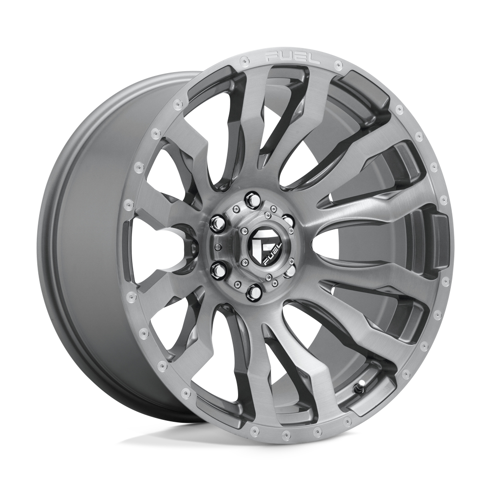 22x10 Fuel Offroad Wheels D693 BLITZ 6x135 -18 offset 87.1 hub GRAY - D69322008947