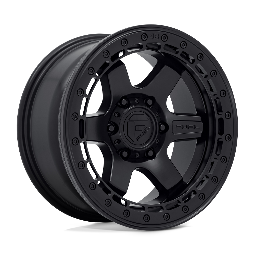 17x8.5 Fuel Offroad Wheels D122 BLOCK BEADLOCK 6x139.7 0 offset 106.1 hub BLACK - D12217858447