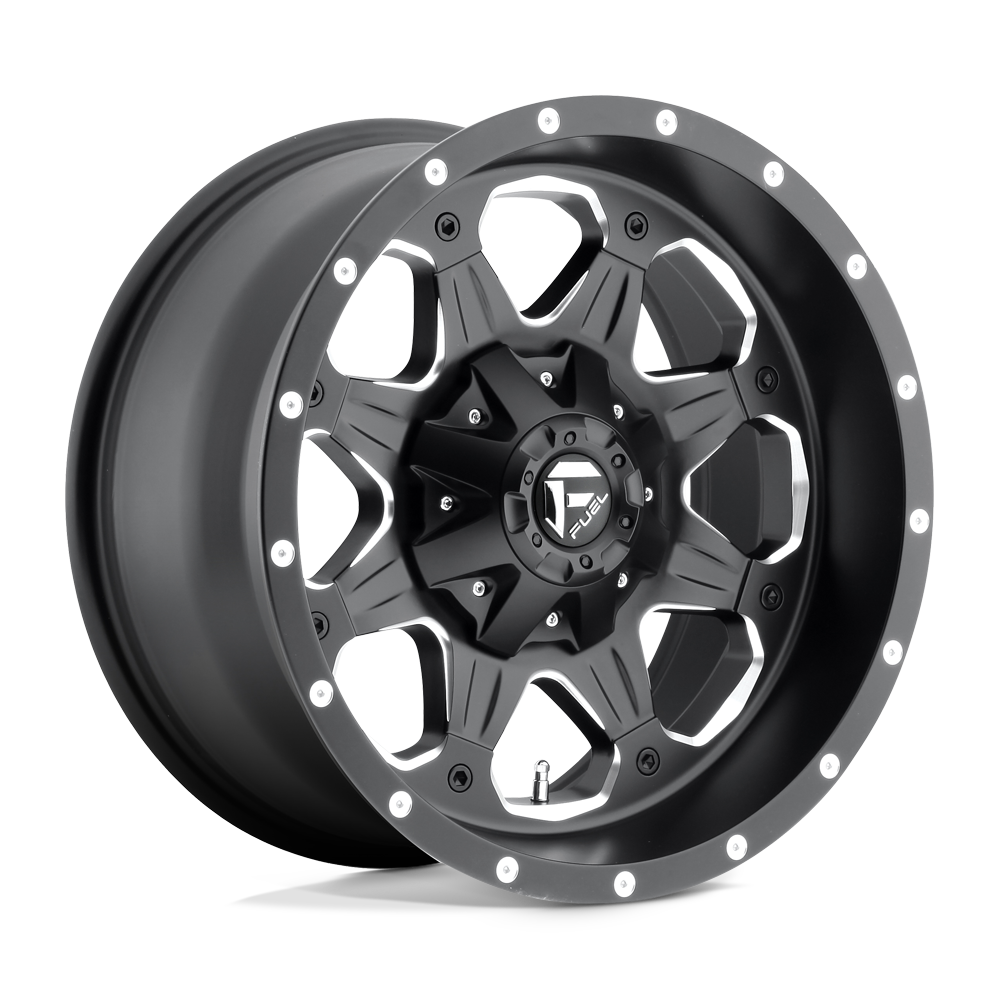 18x9 Fuel Offroad Wheels D534 BOOST 8x180 20 offset 125.2 hub BLACK - D53418901857