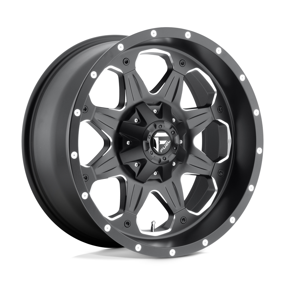 20x9 Fuel Offroad Wheels D534 BOOST 6x139.7 -12 offset 108 hub BLACK - D53420908345