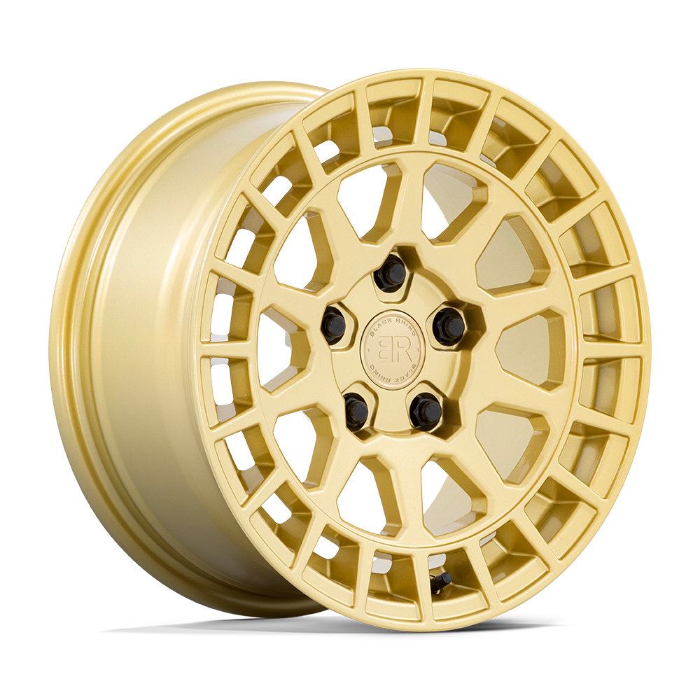17x8 Black Rhino Hard Alloys BOXER 5x100 40 offset 72.1 hub GOLD - 1780BXR405100Z72