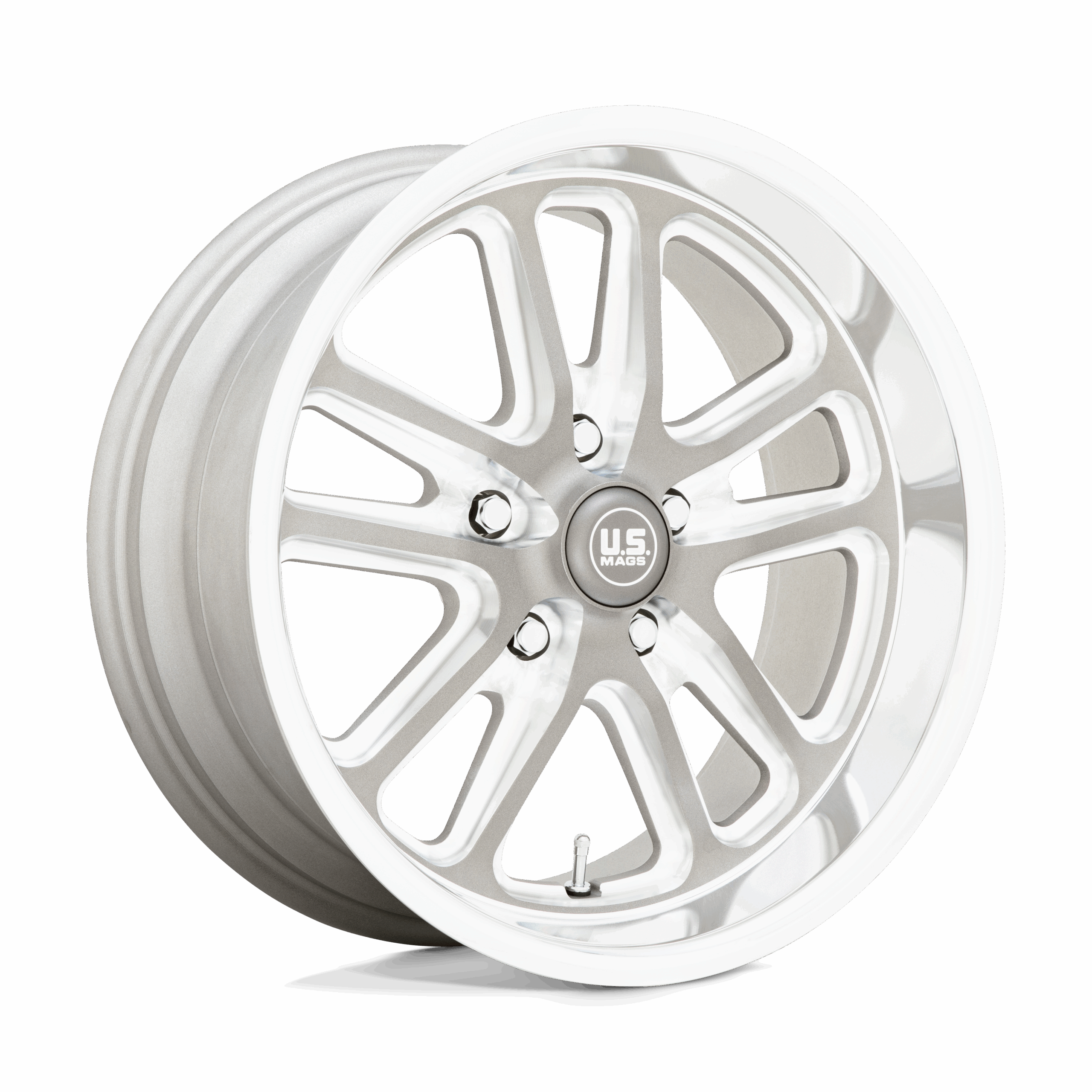 18x9.5 US Mas Wheels U130 BULLET 5x114.3 1 offset 72.56 hub GRAY - U13018956552