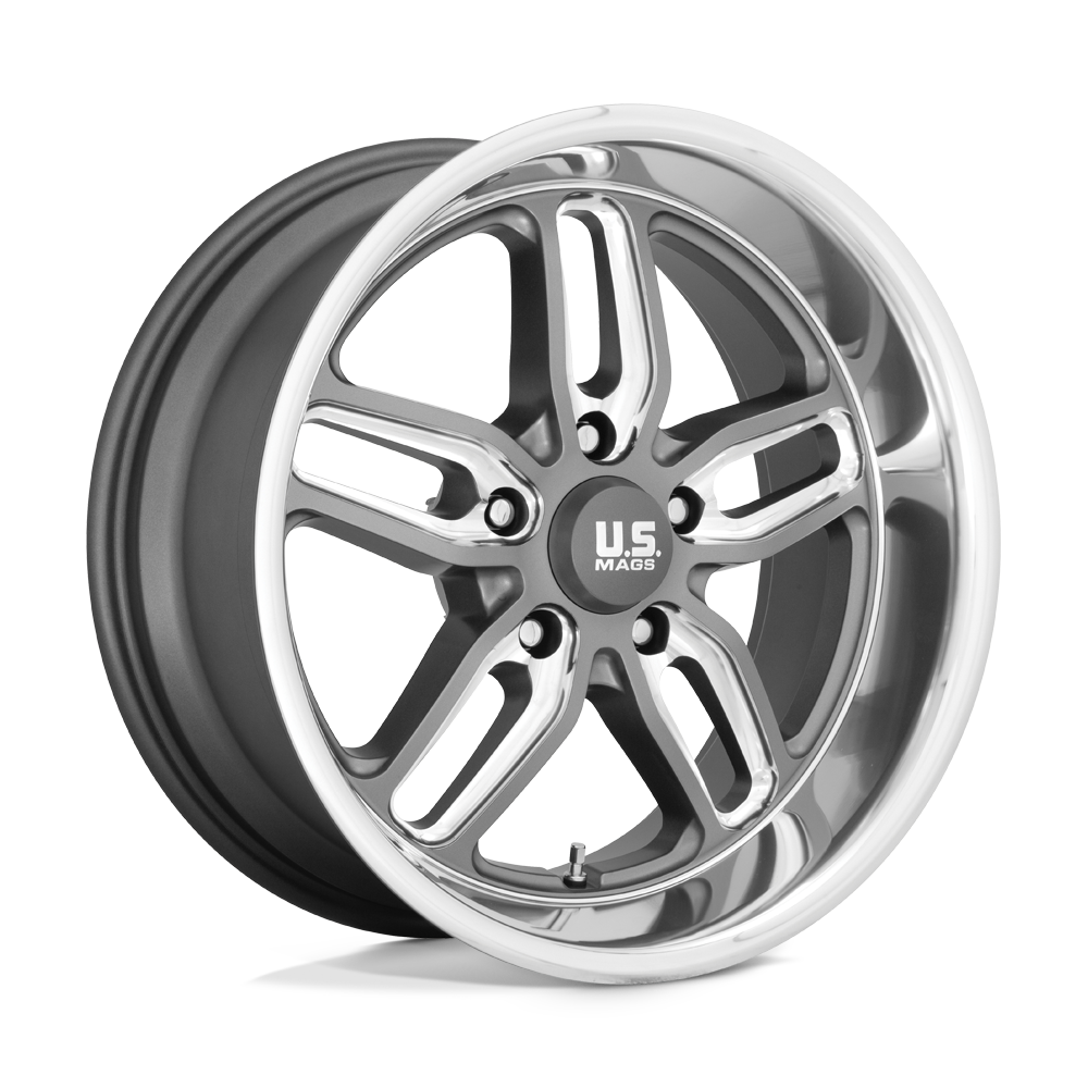 18x9.5 US Mas Wheels U129 CTEN 5x127 1 offset 78.1 hub GRAY - U12918957352