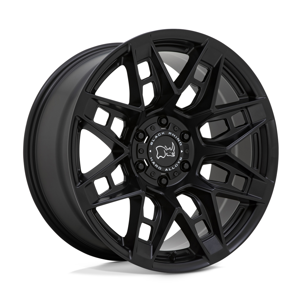 18x9.5 Black Rhino Hard Alloys CAPROCK 5x150 12 offset 110.1 hub BLACK - 1895CPK125150M10