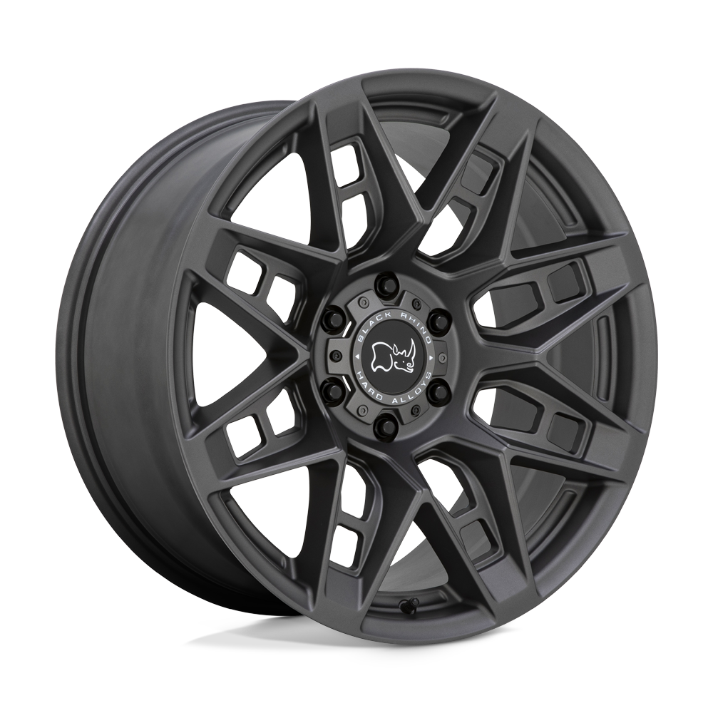 18x9.5 Black Rhino Hard Alloys CAPROCK 6x139.7 -18 offset 112.1 hub GRAY - 1895CPK-86140G12