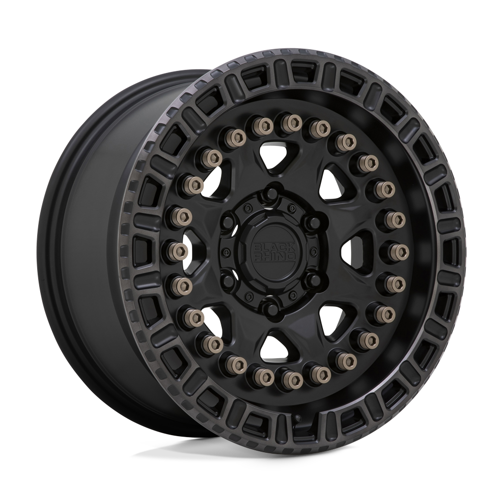 18x9 Black Rhino Hard Alloys CARBINE 6x135 10 offset 87.1 hub BLACK - 1890CBN106135M87