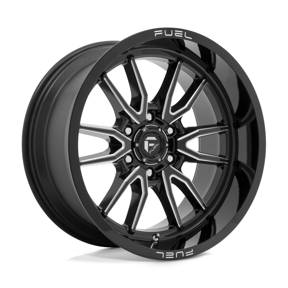 18x9 Fuel Offroad Wheels D761 CLASH 6x120 1 offset 67.06 hub BLACK - D76118909450