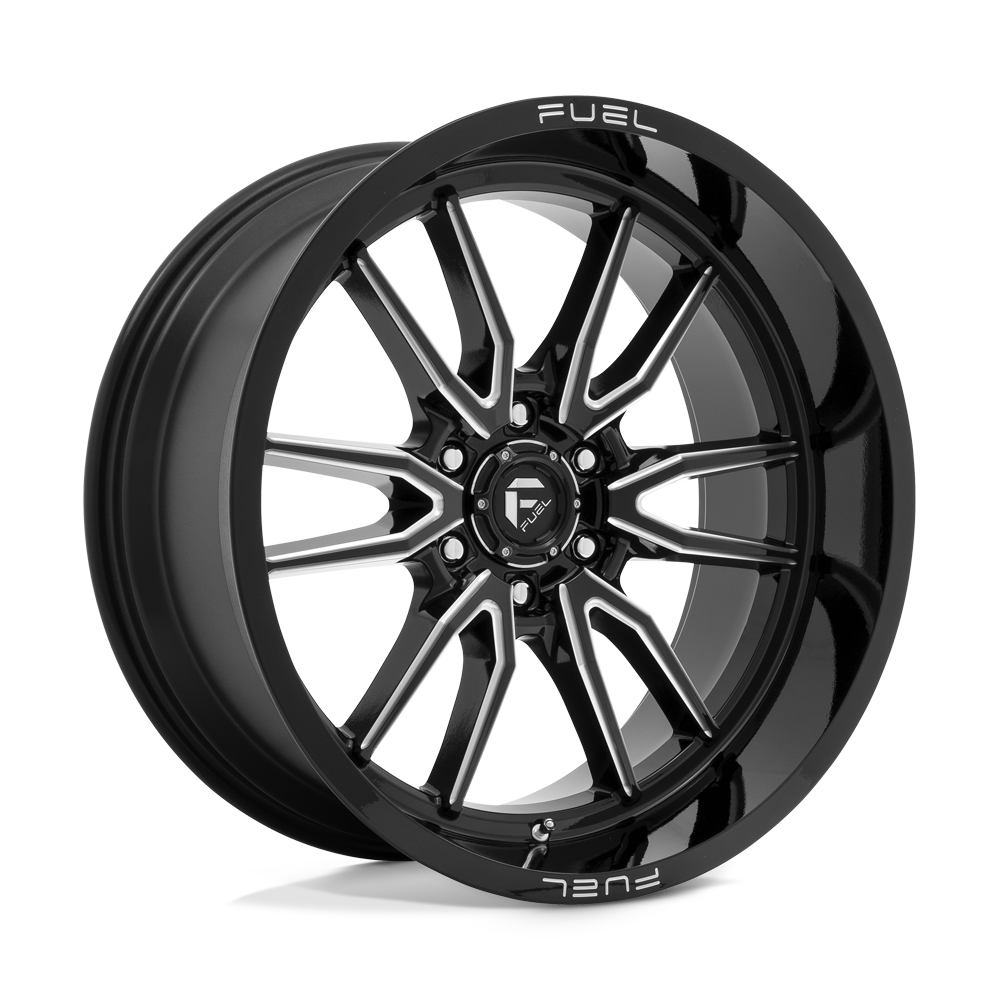 22x10 Fuel Offroad Wheels D761 CLASH 6x135 -18 offset 87.1 hub BLACK - D76122008947