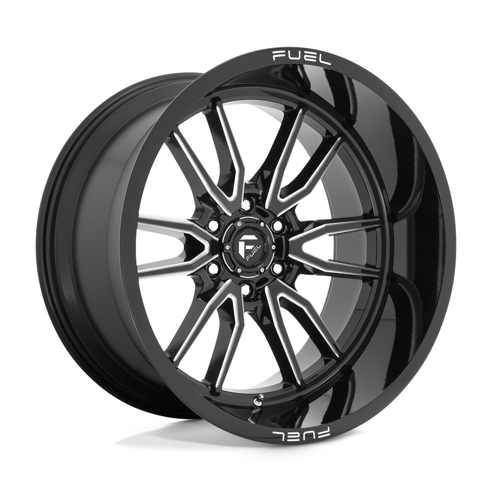 22x12 Fuel Offroad Wheels D761 CLASH 6x135 -44 offset 87.1 hub BLACK - D76122208947