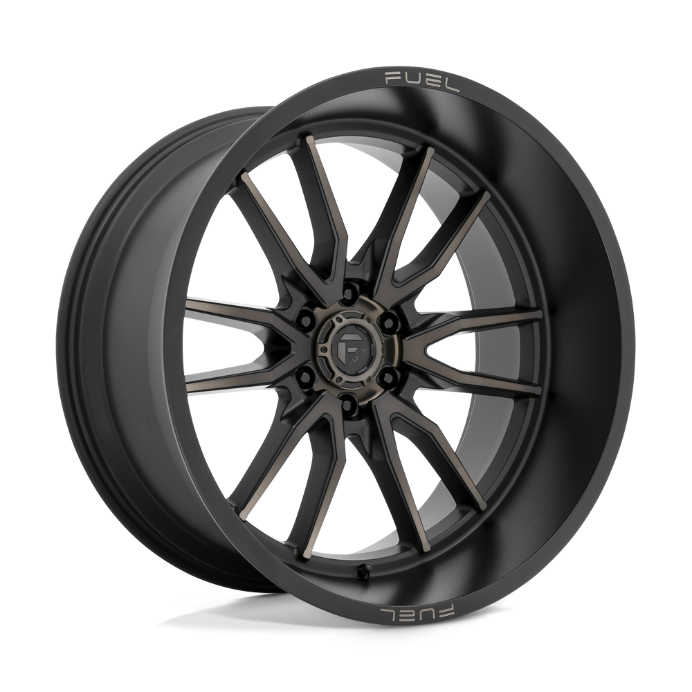 24x12 Fuel Offroad Wheels D762 CLASH 6x139.7 -44 offset 106.1 hub BLACK - D76224208447