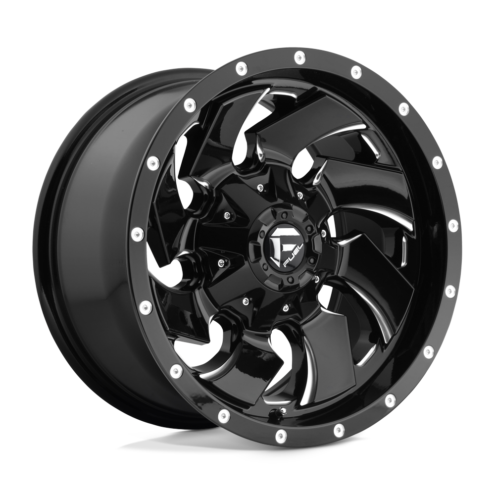 17x9 Fuel Offroad Wheels D574 CLEAVER 6x135/6x139.7 -12 offset 106.1 hub BLACK - D57417909845