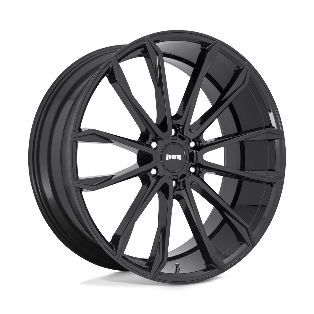 24x10 DUB Wheels S253 CLOUT 6x135 30 offset 87.1 hub BLACK - S253240089+30