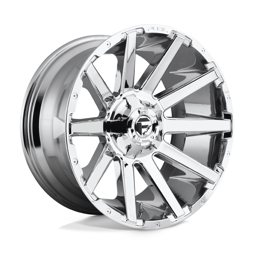 20x9 Fuel Offroad Wheels D614 CONTRA 8x180 20 offset 124.2 hub CHROME - D61420901857