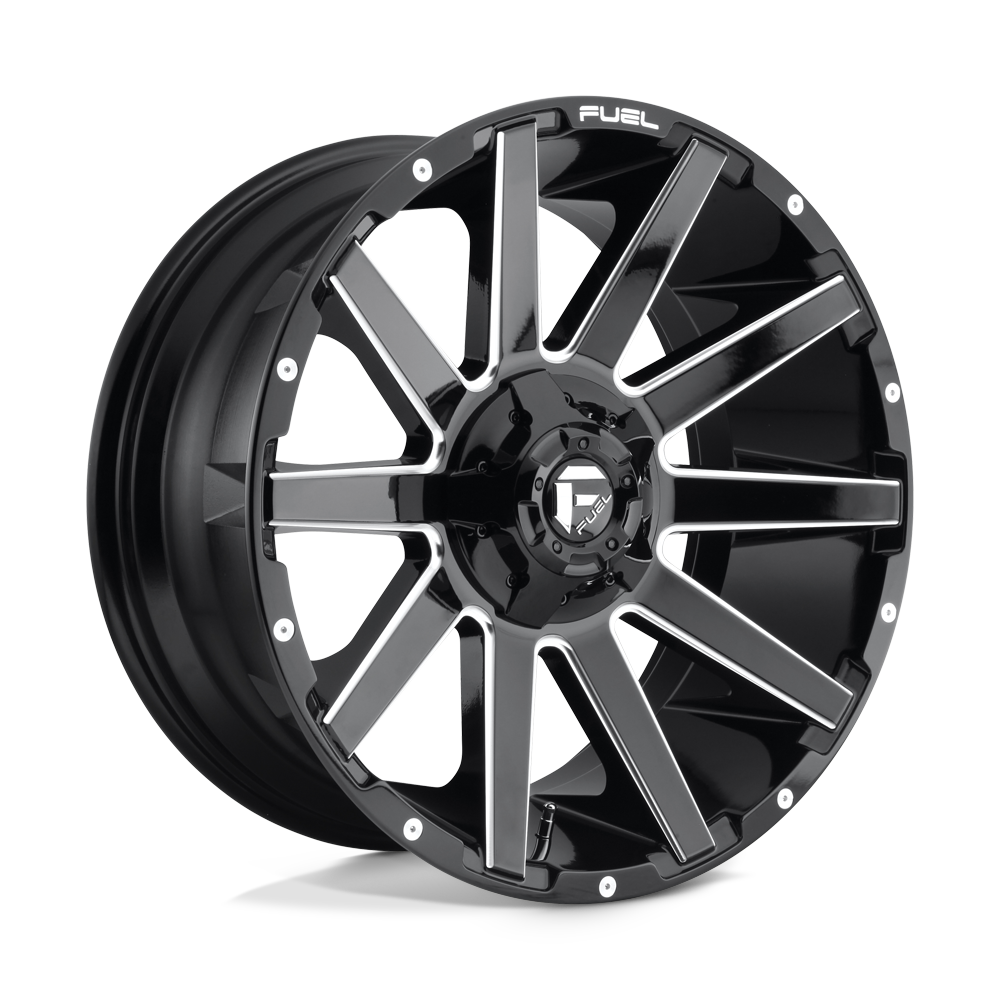 20x9 Fuel Offroad Wheels D615 CONTRA 6x135/6x139.7 1 offset 106.1 hub BLACK - D61520909850