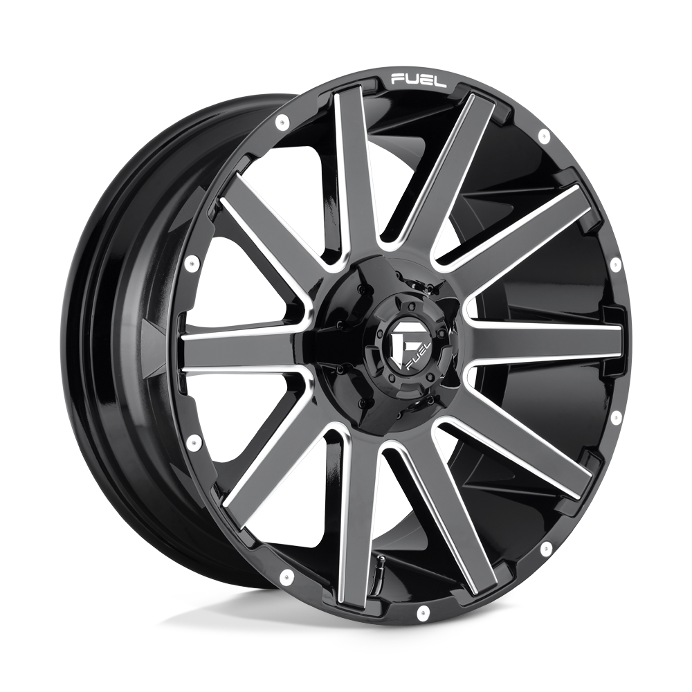 20x9 Fuel Offroad Wheels D615 CONTRA 6x135/6x139.7 20 offset 106.1 hub BLACK - D61520909857