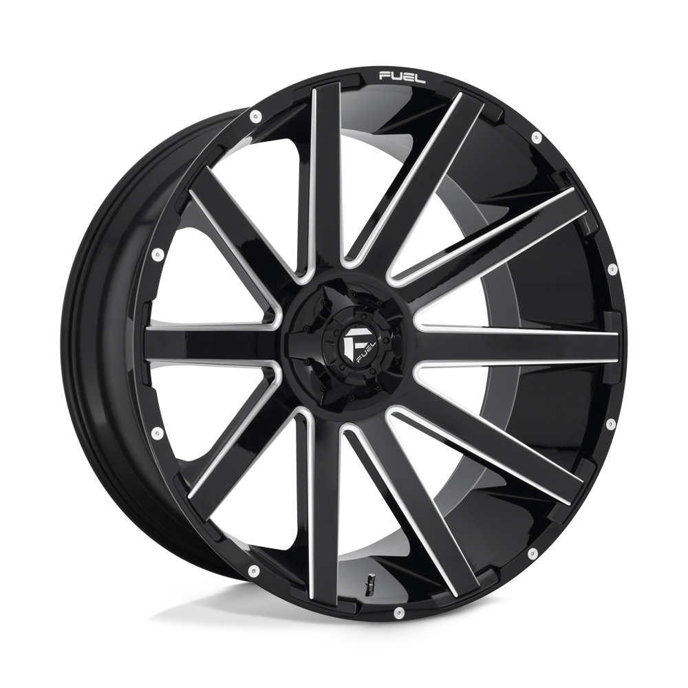 26x12 Fuel Offroad Wheels D615 CONTRA 6x135/6x139.7 -44 offset 106.1 hub BLACK - D61526209847