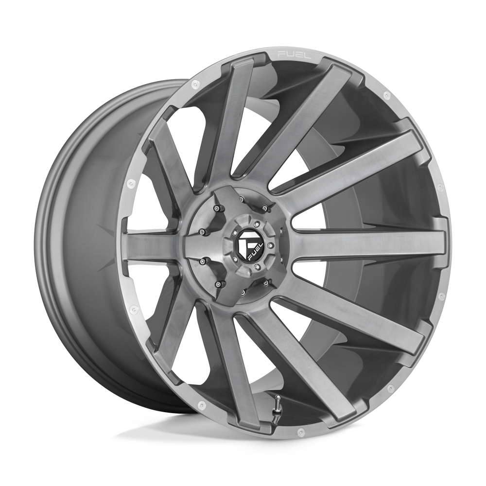 22x10 Fuel Offroad Wheels D714 CONTRA PLATINUM 5x127/5x139.7 -18 offset 87.1 hub GRAY - D71422005747