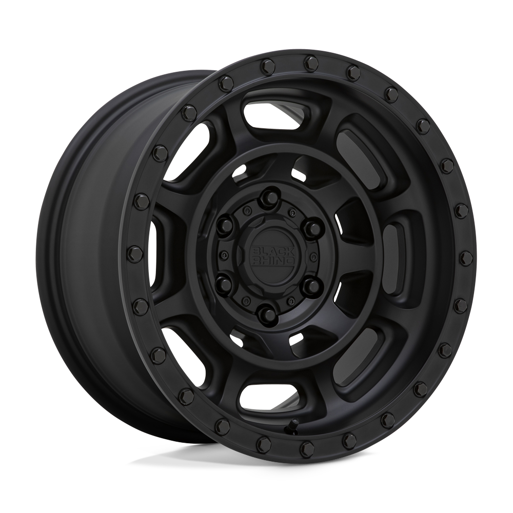 17x8.5 Black Rhino Hard Alloys CONVOY 5x127 -18 offset 71.5 hub BLACK - 1785CNV-85127M71