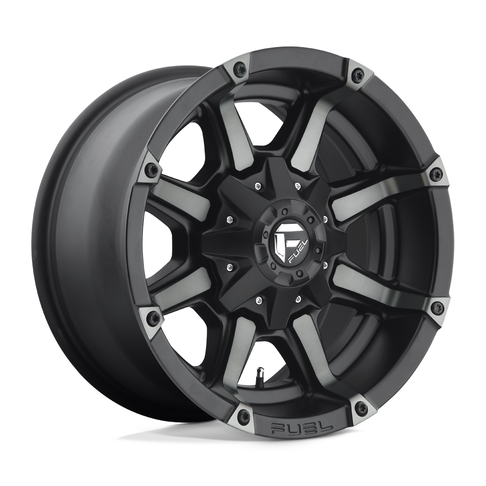 17x9 Fuel Offroad Wheels D556 COUPLER 6x114.3 1 offset 78.1 hub BLACK - D55617902750
