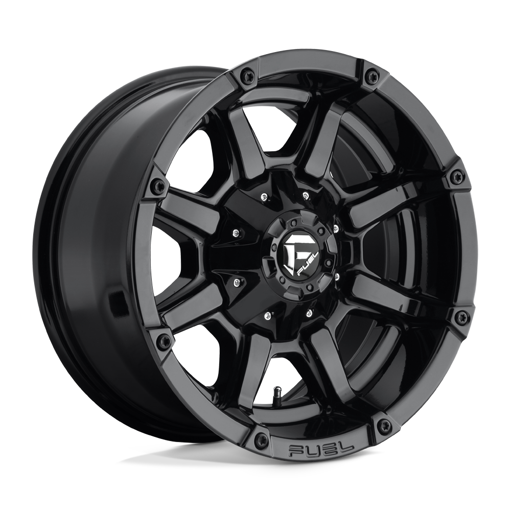 17x9 Fuel Offroad Wheels D575 COUPLER 6x135/6x139.7 -12 offset 106.1 hub BLACK - D57517909845