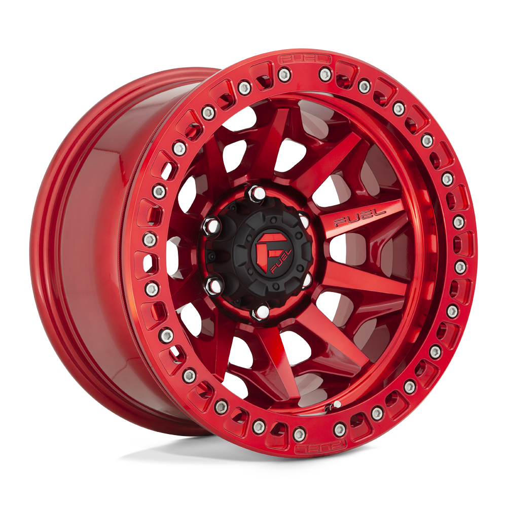 17x9 Fuel Offroad Wheels D113 COVERT BEADLOCK 6x135 -15 offset 87.1 hub RED - D11317908945