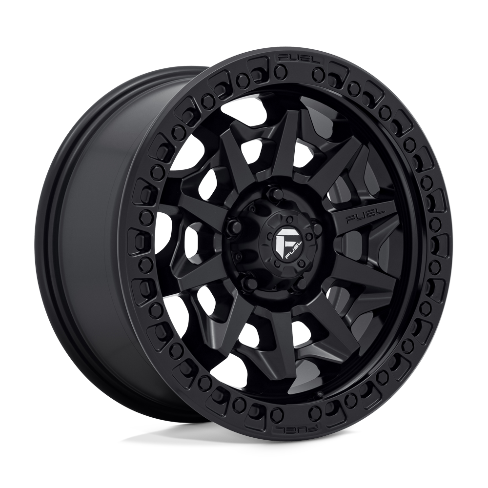 17x8.5 Fuel Offroad Wheels D694 COVERT 5x120 34 offset 65.07 hub BLACK - D6941785A360