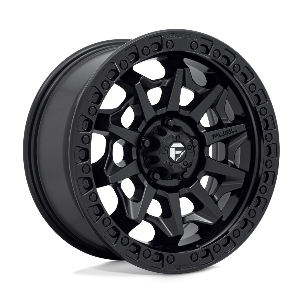 18x8.5 Fuel Offroad Wheels D694 COVERT 5x120 35 offset 65.07 hub BLACK - D6941885A360