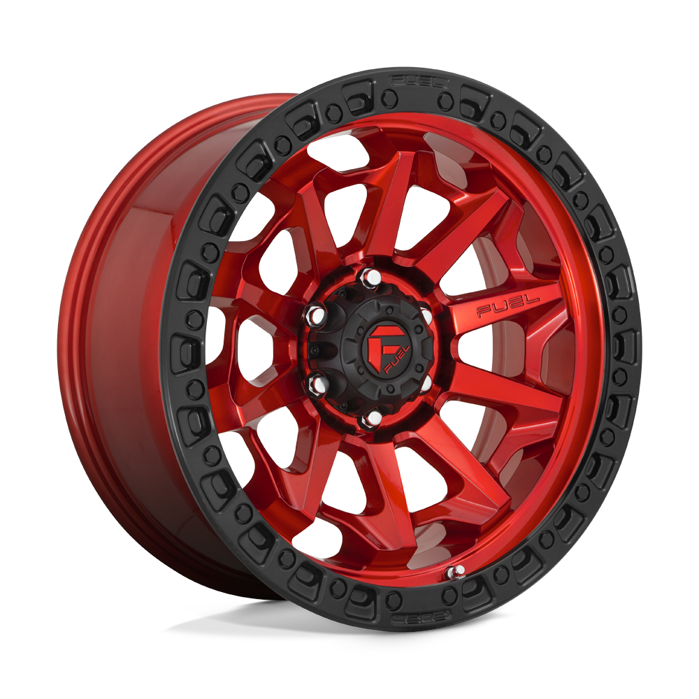 18x9 Fuel Offroad Wheels D695 COVERT 5x150 20 offset 110.1 hub RED - D69518905657