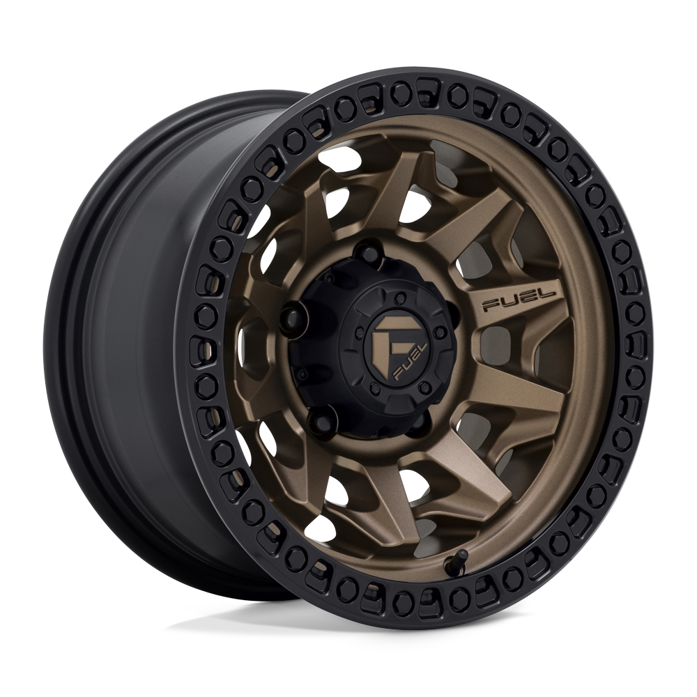 15x8 Fuel Offroad Wheels D696 COVERT 5x139.7 -12 offset 108 hub BRONZE - D69615808540E