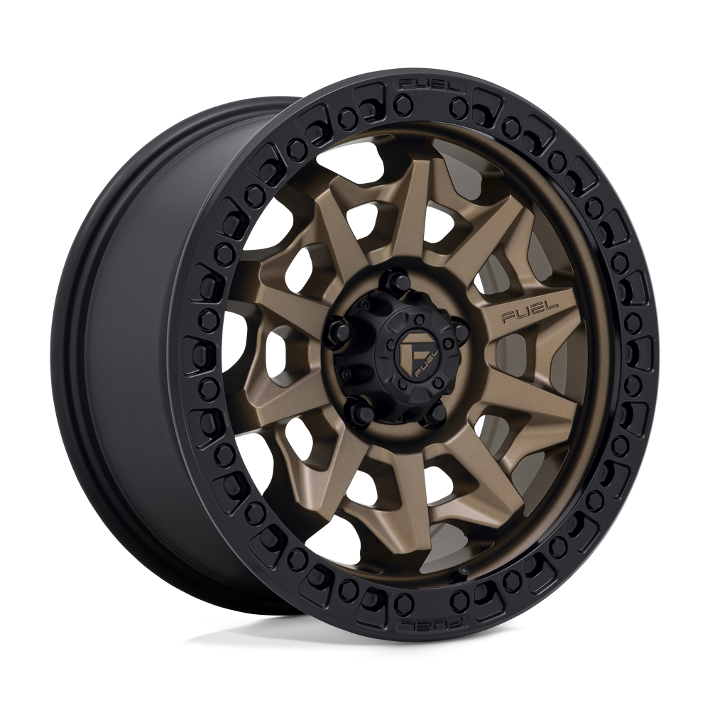 17x8.5 Fuel Offroad Wheels D696 COVERT 5x120 34 offset 65.07 hub BRONZE - D6961785A360