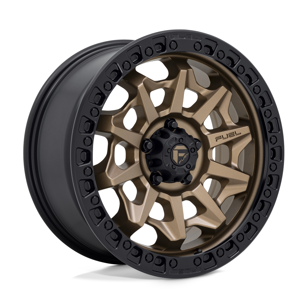 18x8.5 Fuel Offroad Wheels D696 COVERT 5x120 35 offset 65.07 hub BRONZE - D6961885A360